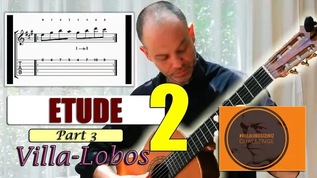 Thumbnail for Etude 2 Villa-Lobos Micro Studies 6 to 11 - Bach Pattern
