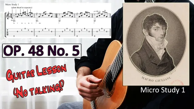 Thumbnail for Mauro Giuliani Op. 48 No. 5 - (no talk) guitar lesson